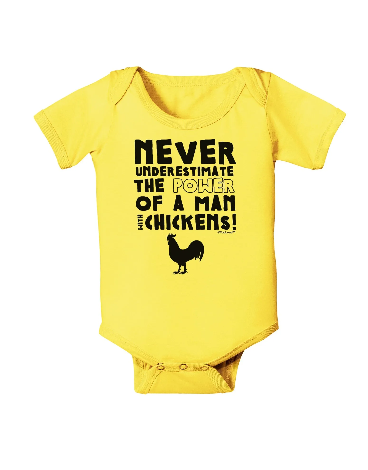 A Man With Chickens Baby Romper Bodysuit