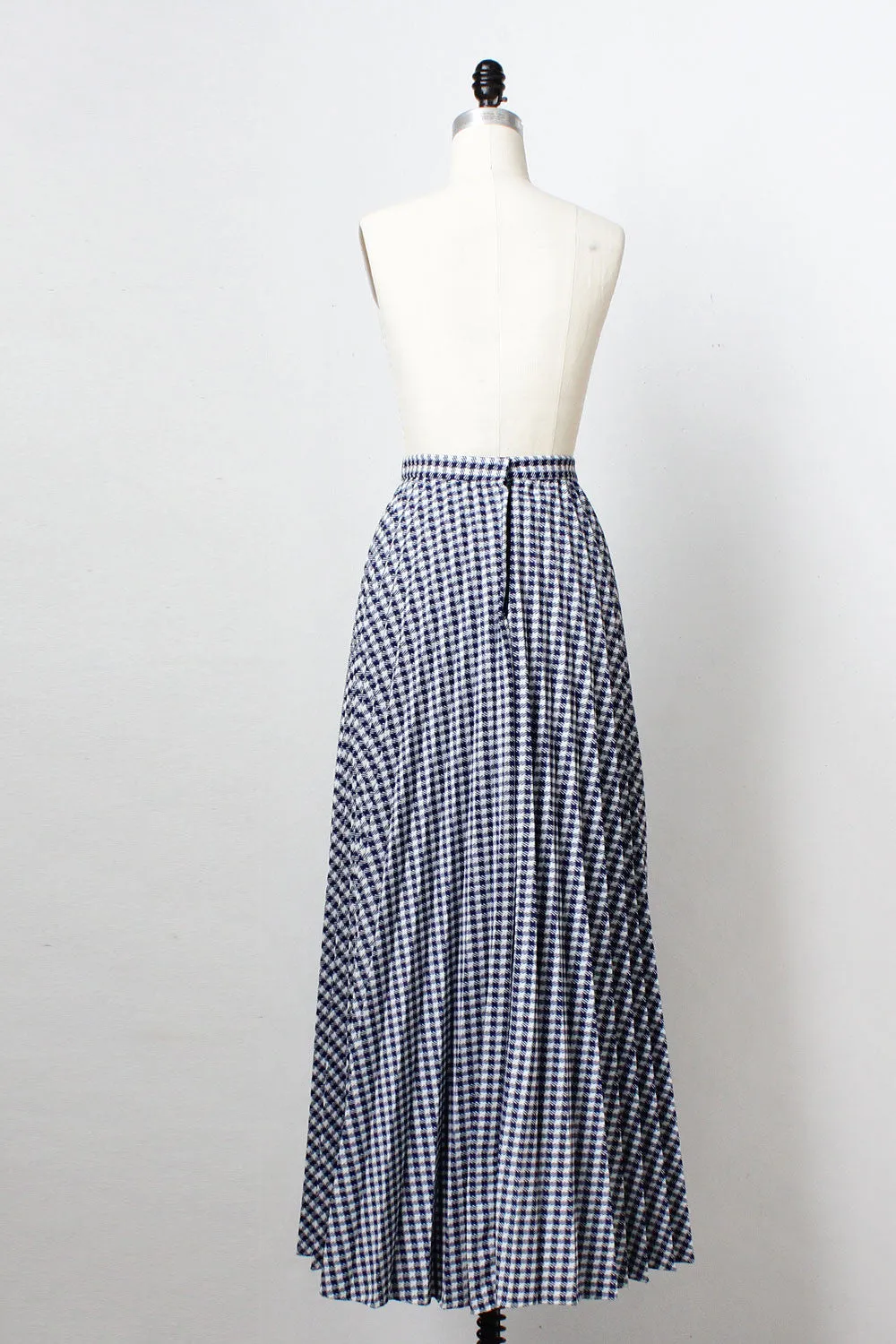 Accordion Sweep Maxi Skirt XS