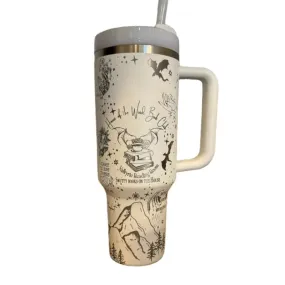 Acotar Printed  Travel Tumbler