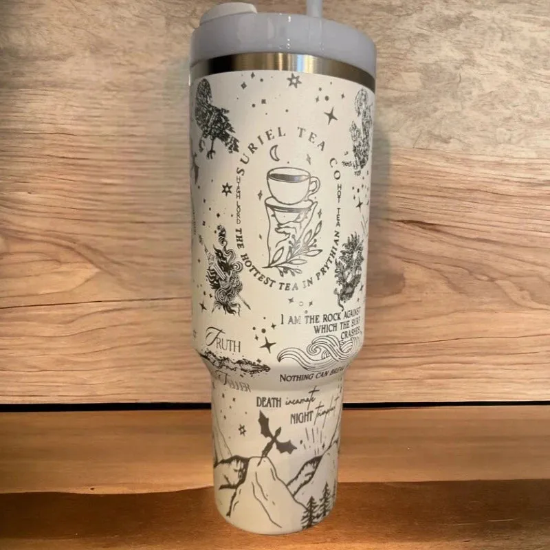 Acotar Printed  Travel Tumbler