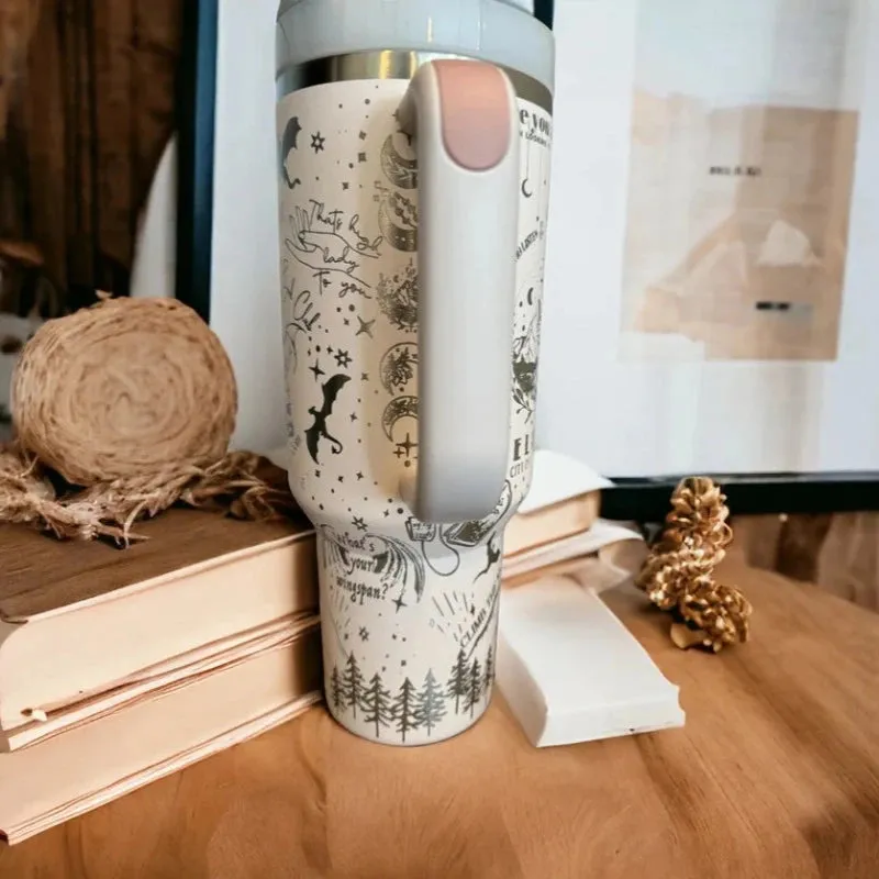 Acotar Printed  Travel Tumbler