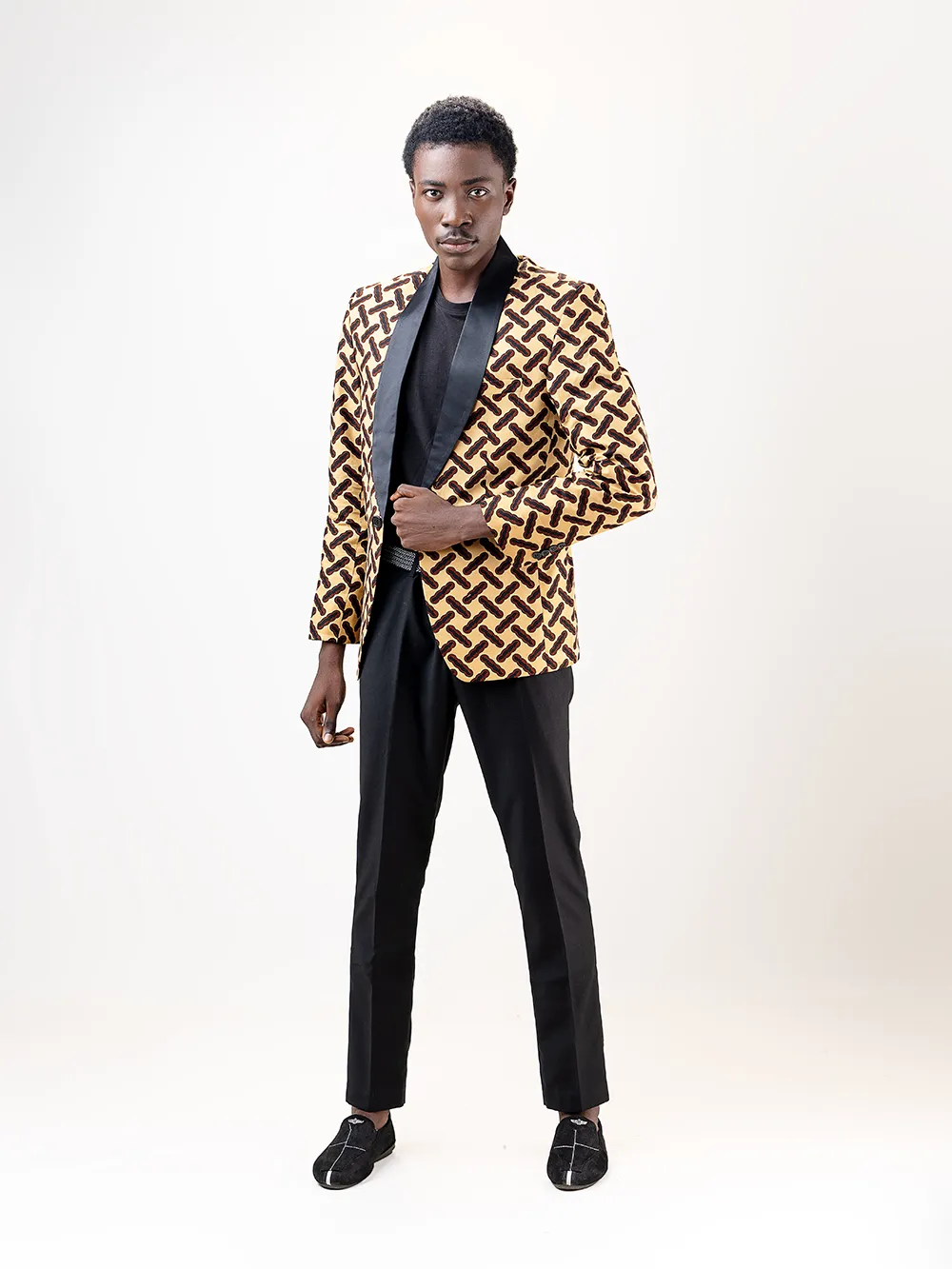 AFRICAN PRINT BAMI BLAZER