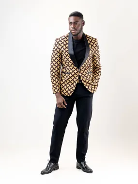 AFRICAN PRINT BAMI BLAZER