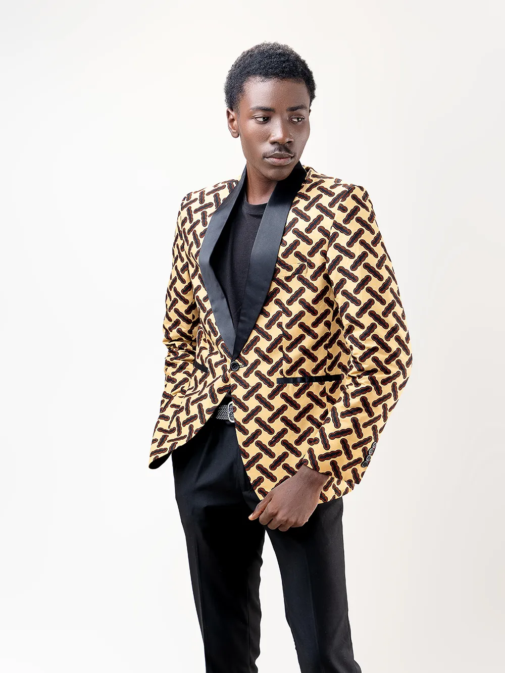 AFRICAN PRINT BAMI BLAZER