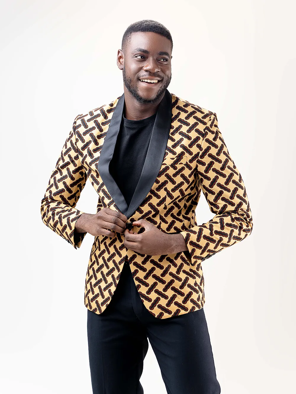 AFRICAN PRINT BAMI BLAZER