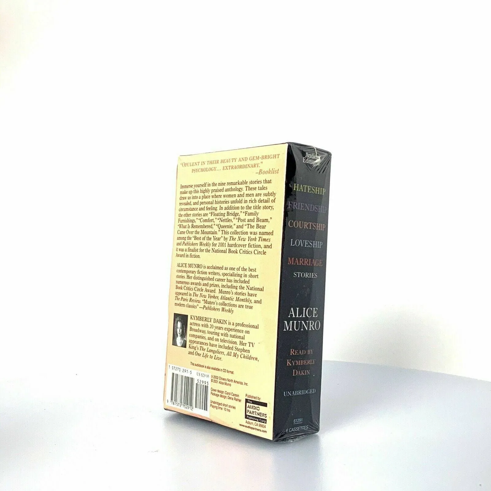 Alice Munro Hateship, Friendship, Courtship, Loveship, Stories Audiobook On Tape