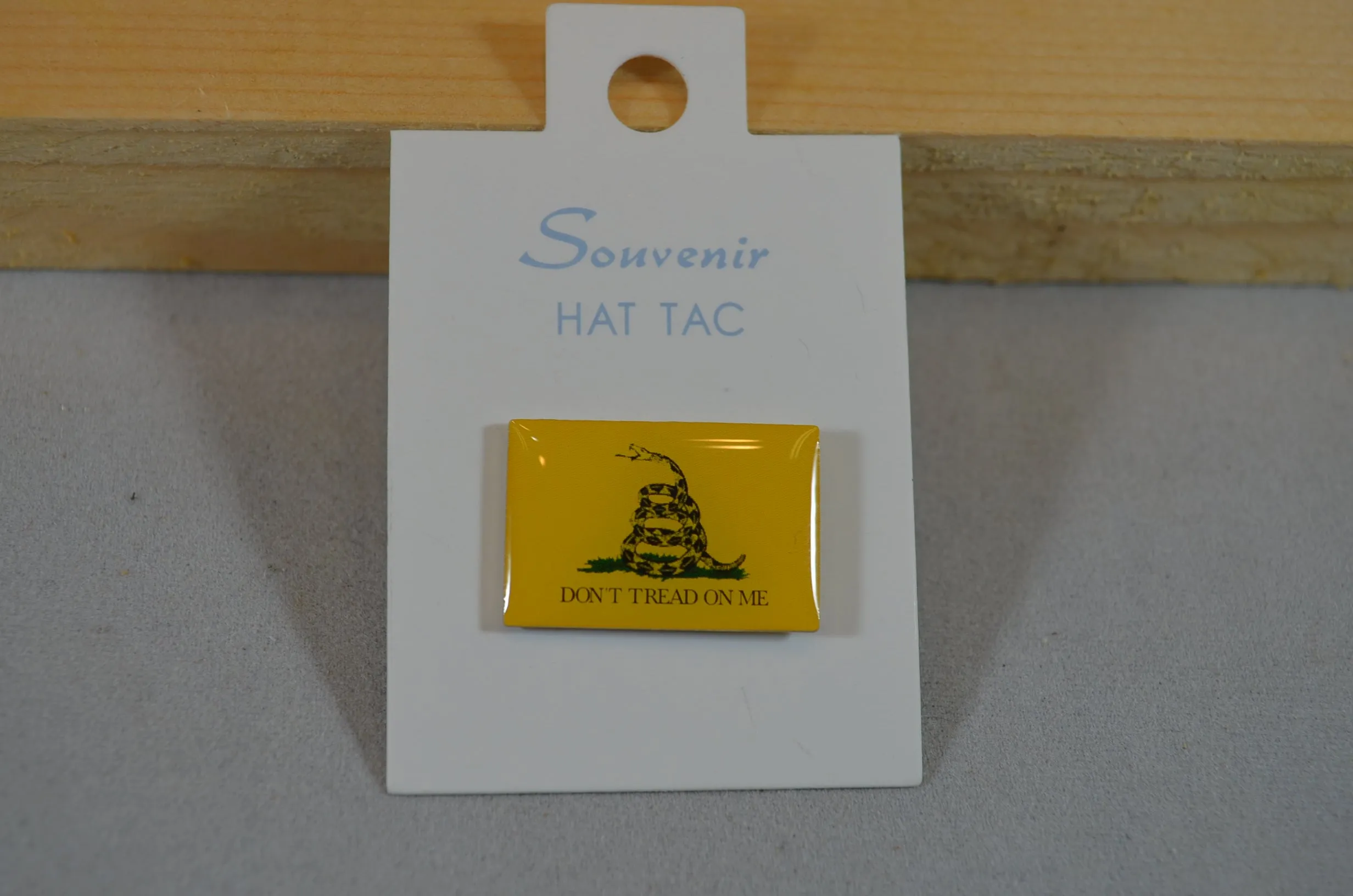American Revolution "Don't Tread on Me" Lapel Hat Pin