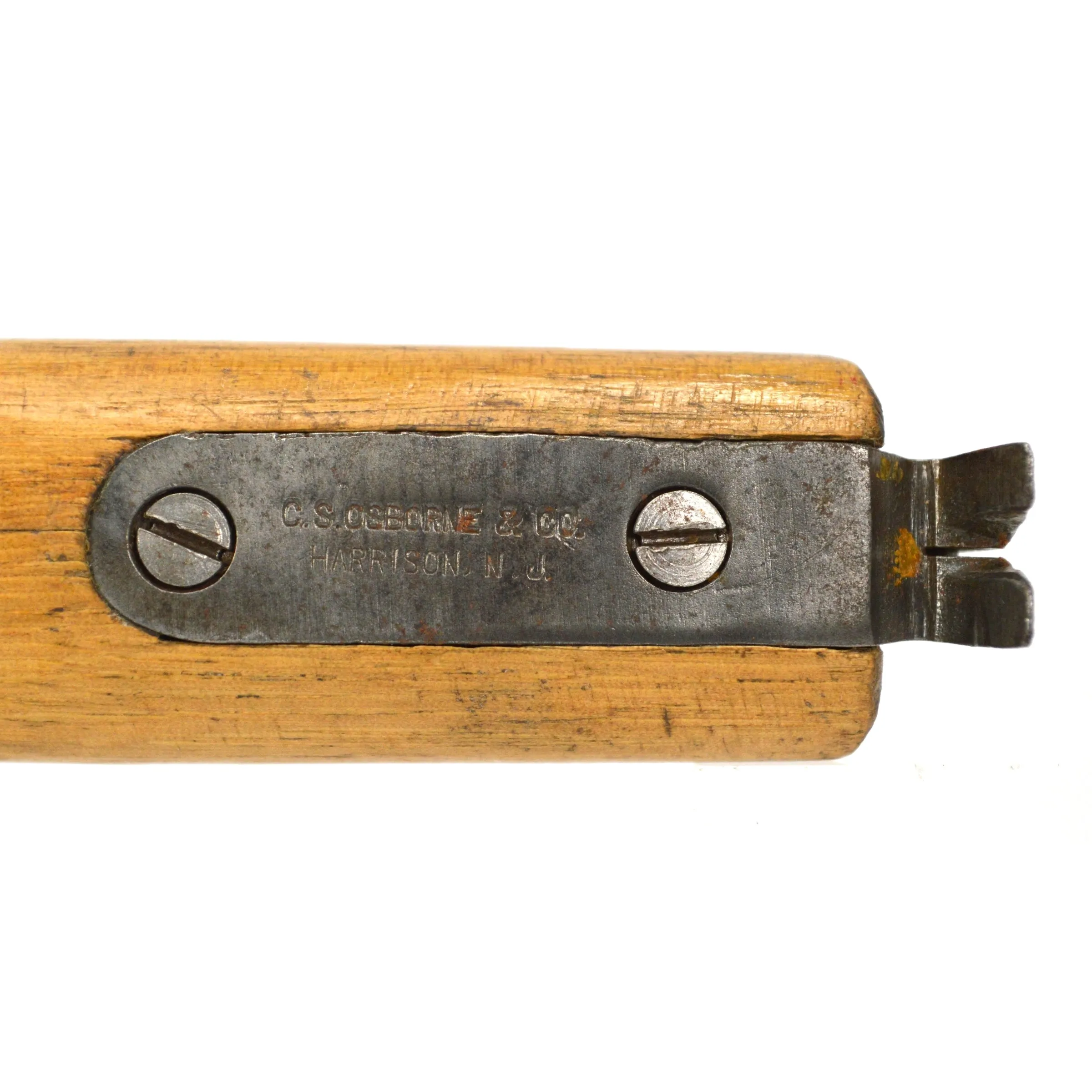 Antique C.S OSBORNE & CO TACK HAMMER Upholstery Tool UNIQUE NAIL-PULLER @ Handle