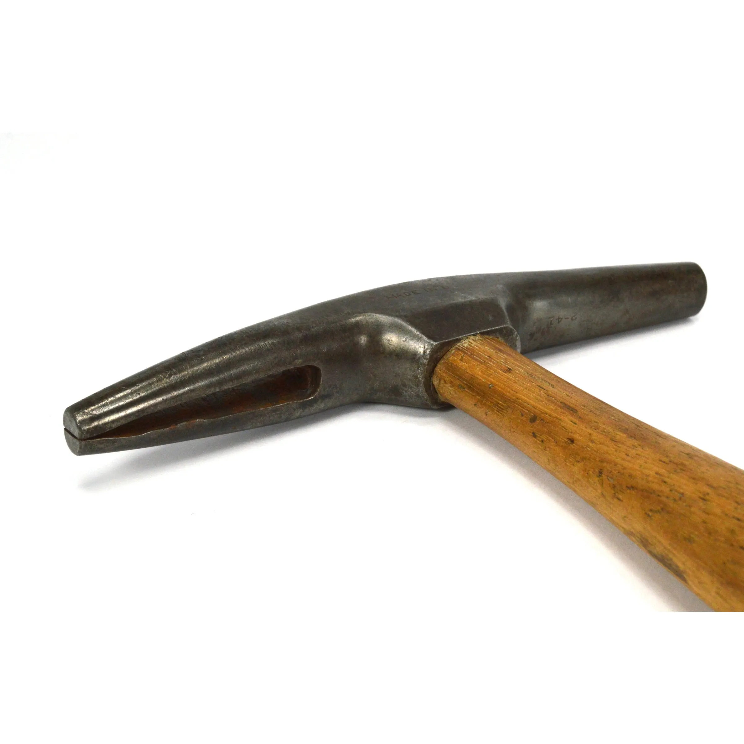 Antique C.S OSBORNE & CO TACK HAMMER Upholstery Tool UNIQUE NAIL-PULLER @ Handle