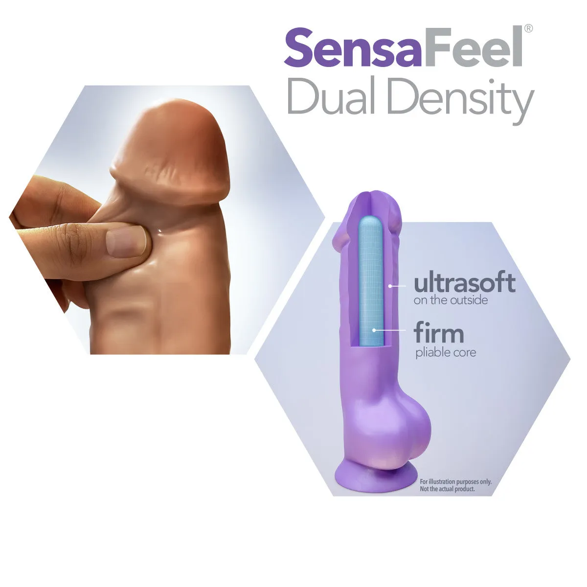 Au Naturel By Blush® | Macho Realistic Latin 8.5-Inch Long Dildo With Balls & Suction Cup Base