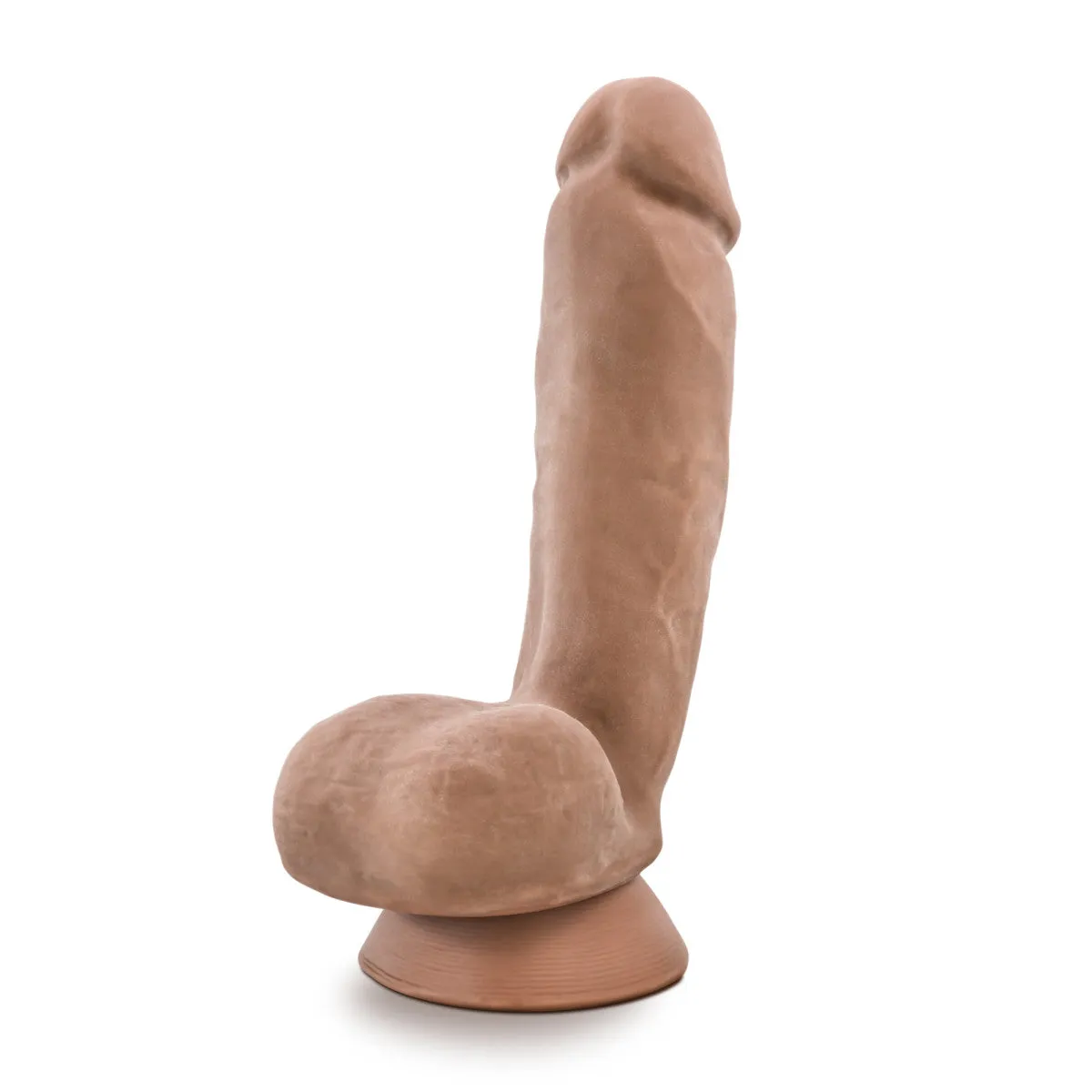 Au Naturel By Blush® | Macho Realistic Latin 8.5-Inch Long Dildo With Balls & Suction Cup Base