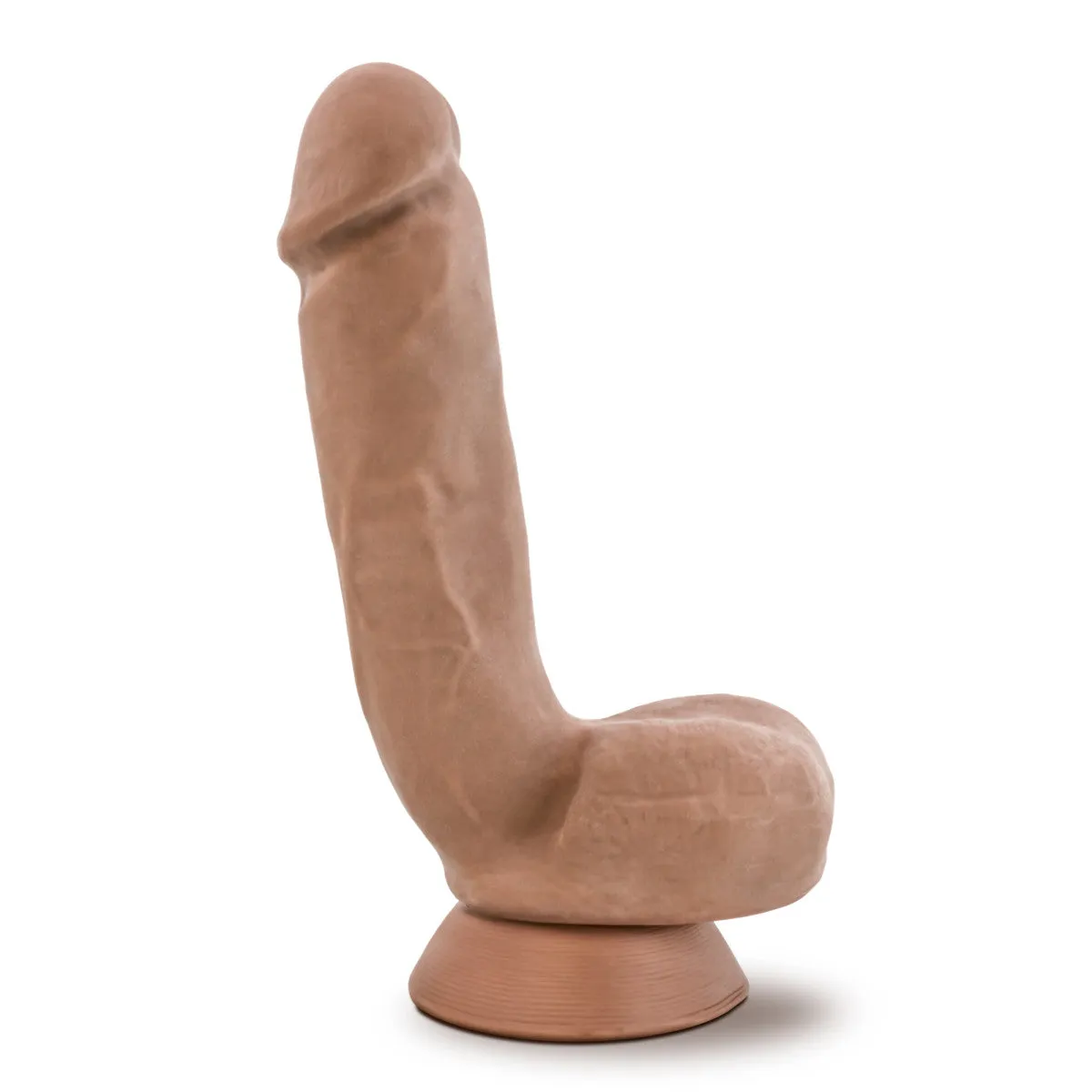 Au Naturel By Blush® | Macho Realistic Latin 8.5-Inch Long Dildo With Balls & Suction Cup Base