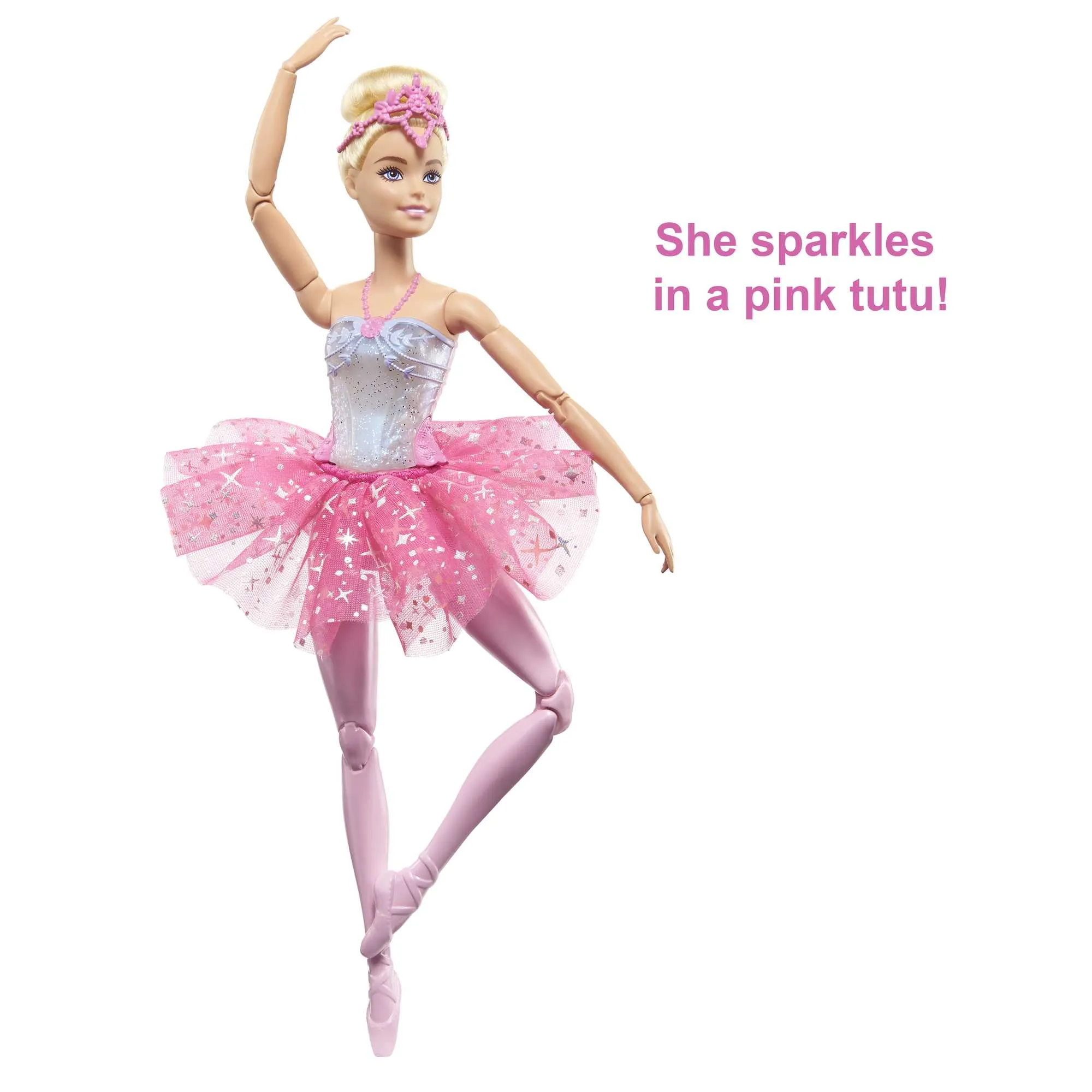 Barbie Doll | Blonde Ballerina Doll | Magical Light-Up Feature