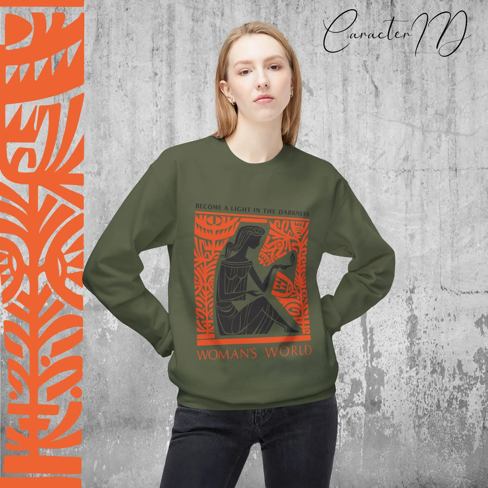 Become a Light – Women’s Empowerment Sweatshirt | CaracterID