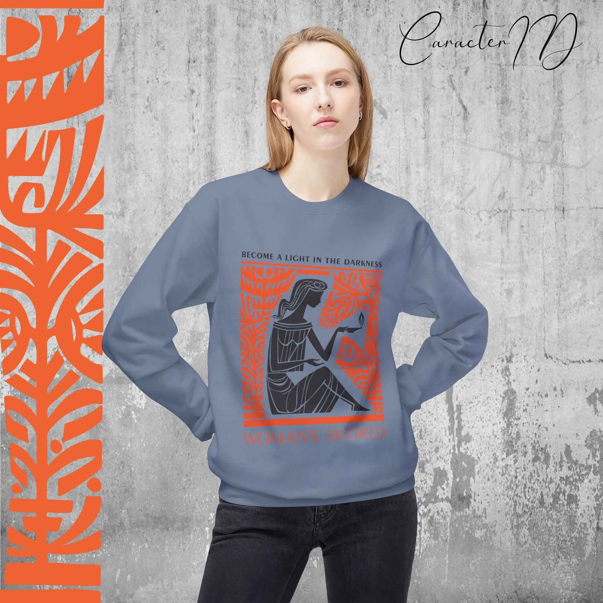 Become a Light – Women’s Empowerment Sweatshirt | CaracterID