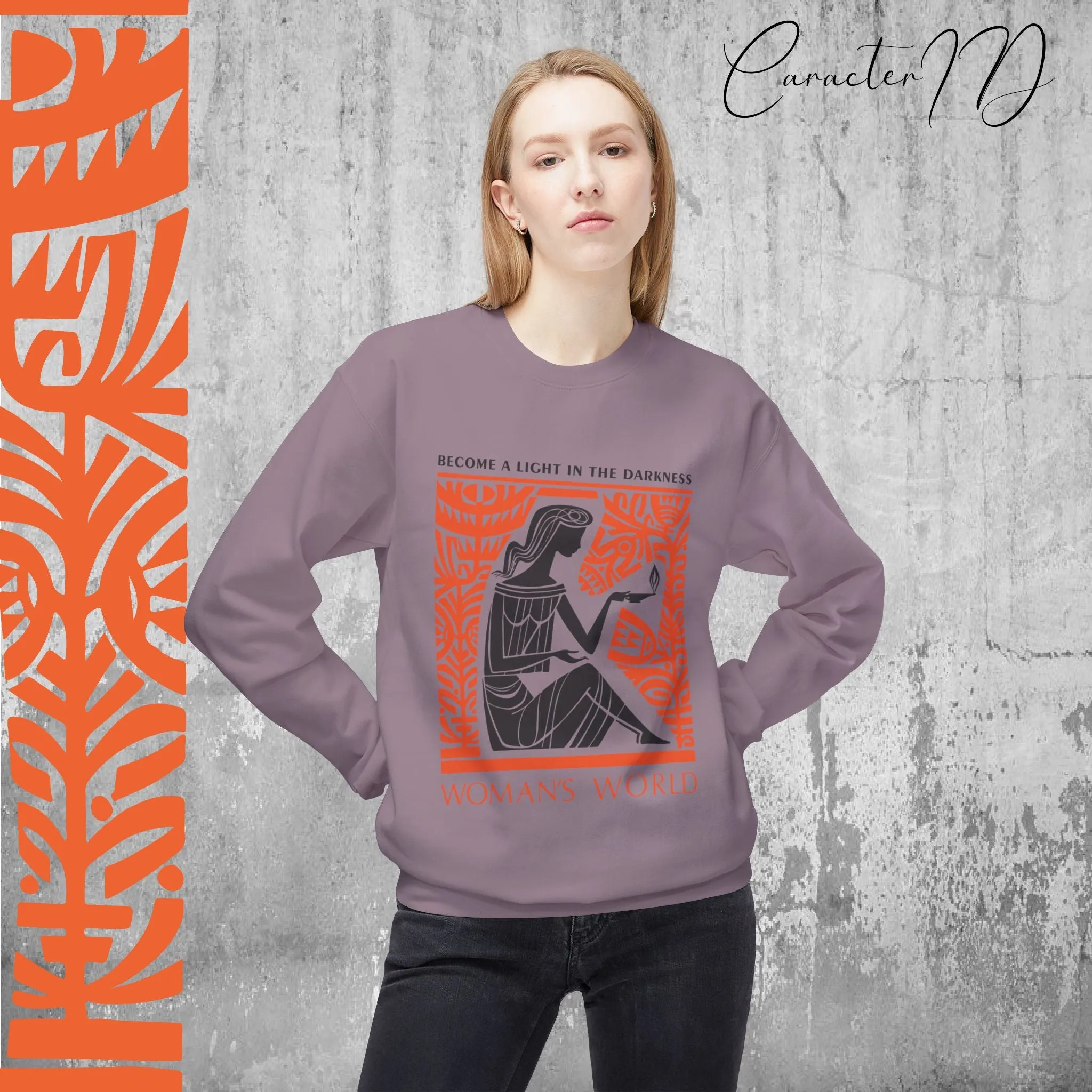Become a Light – Women’s Empowerment Sweatshirt | CaracterID