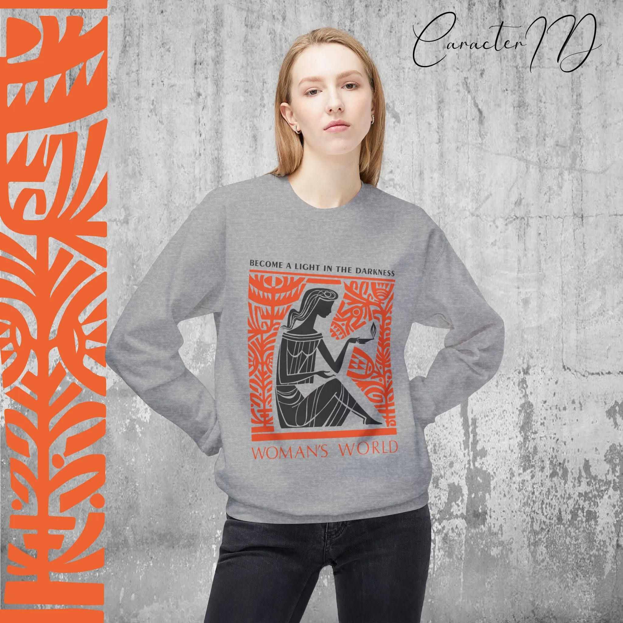 Become a Light – Women’s Empowerment Sweatshirt | CaracterID