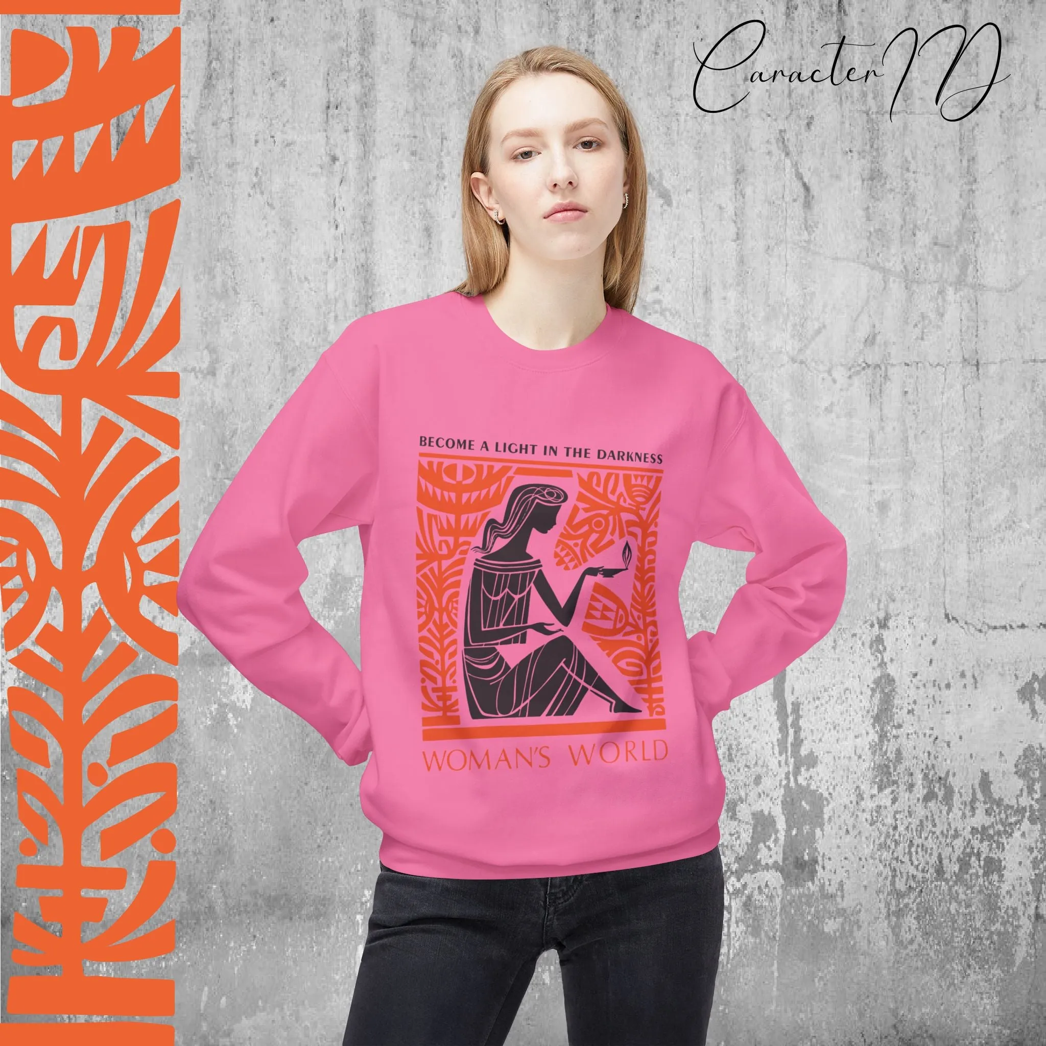 Become a Light – Women’s Empowerment Sweatshirt | CaracterID