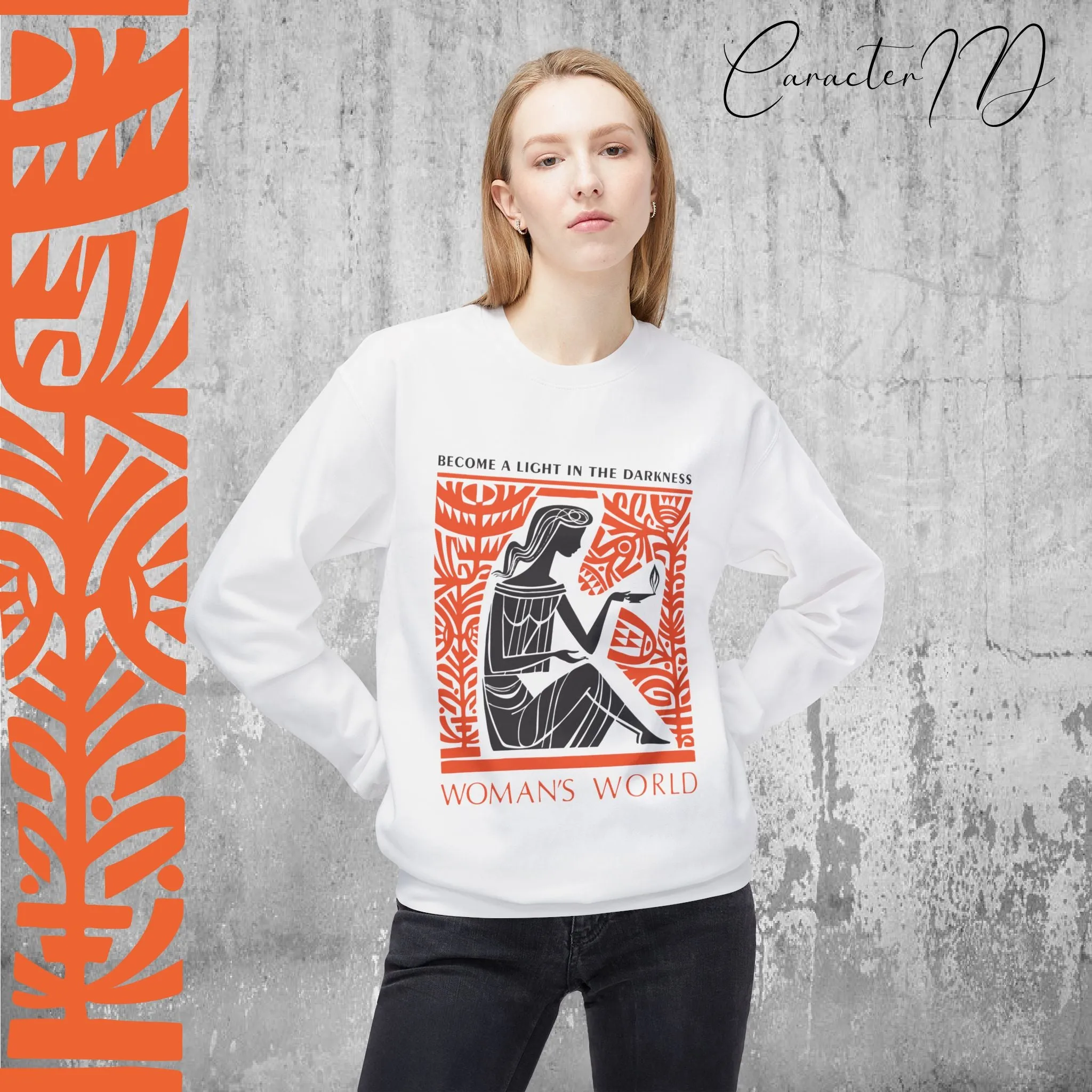 Become a Light – Women’s Empowerment Sweatshirt | CaracterID