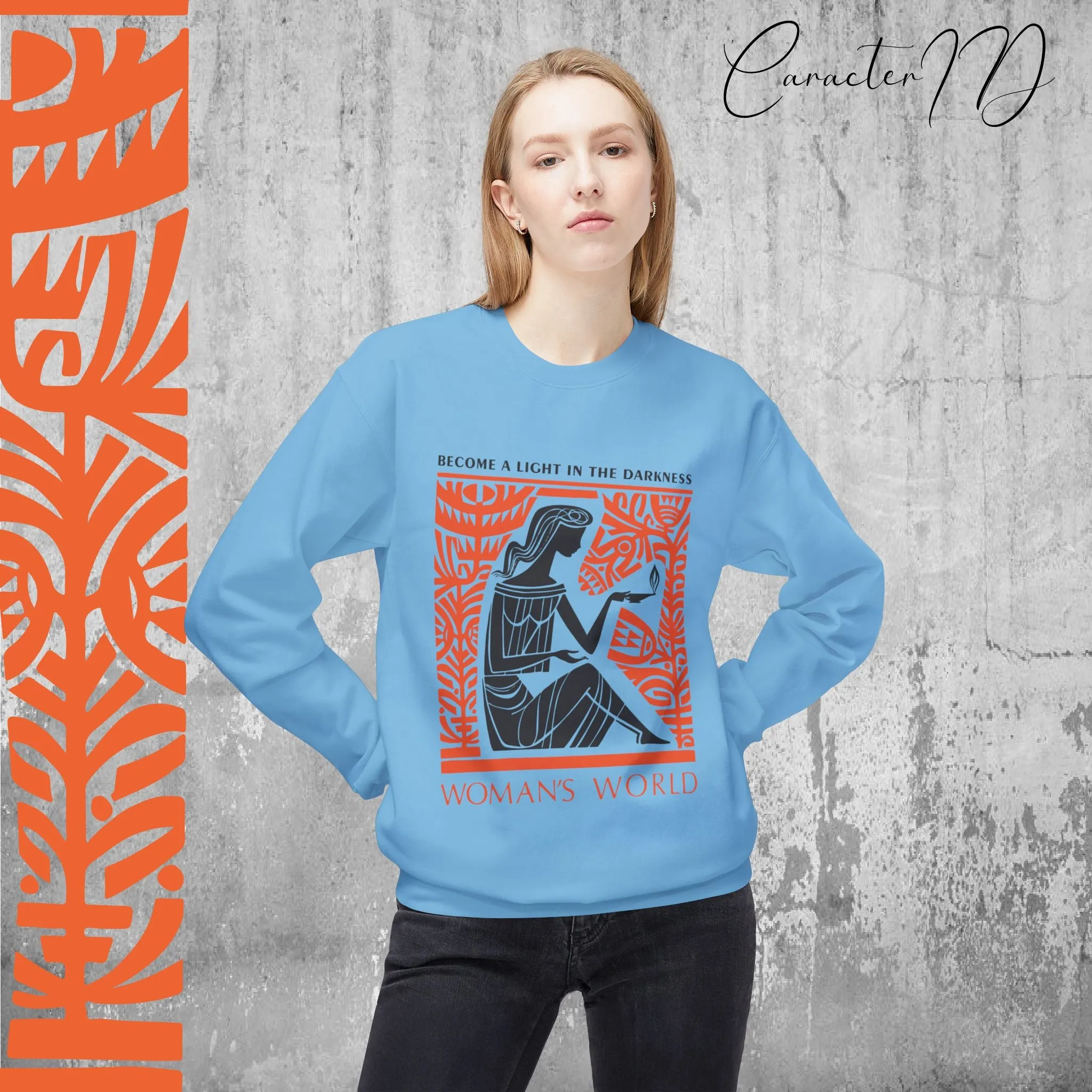 Become a Light – Women’s Empowerment Sweatshirt | CaracterID