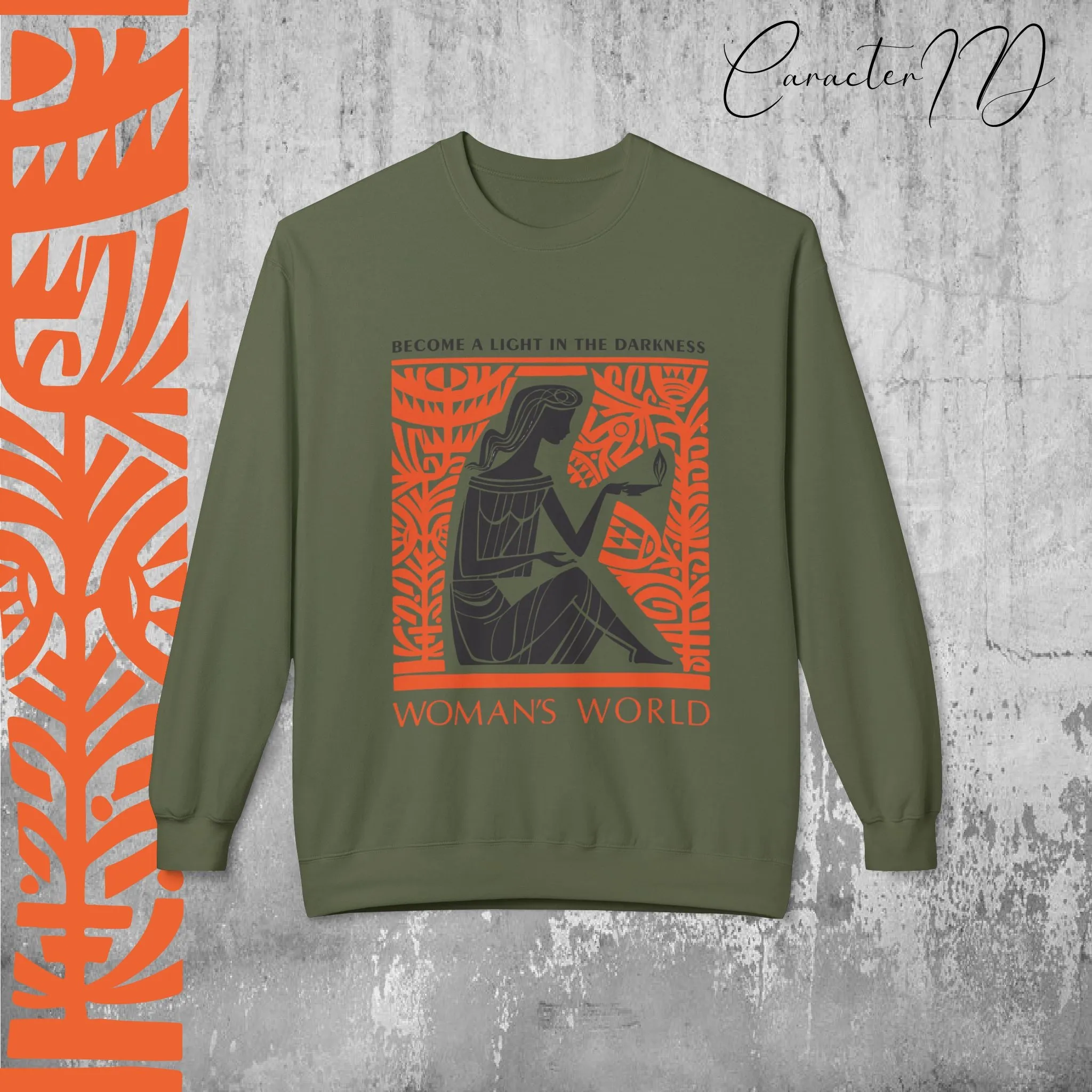 Become a Light – Women’s Empowerment Sweatshirt | CaracterID