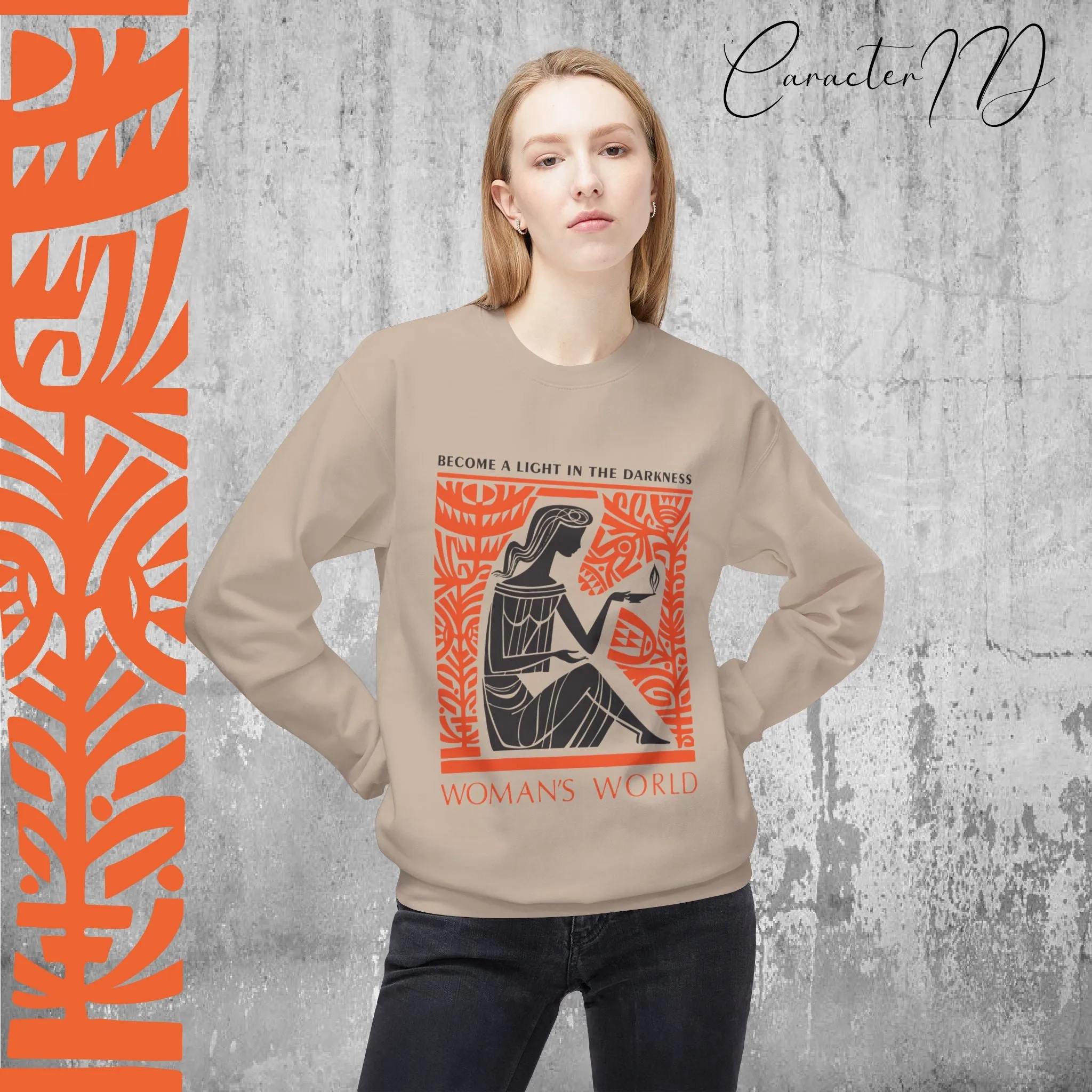 Become a Light – Women’s Empowerment Sweatshirt | CaracterID