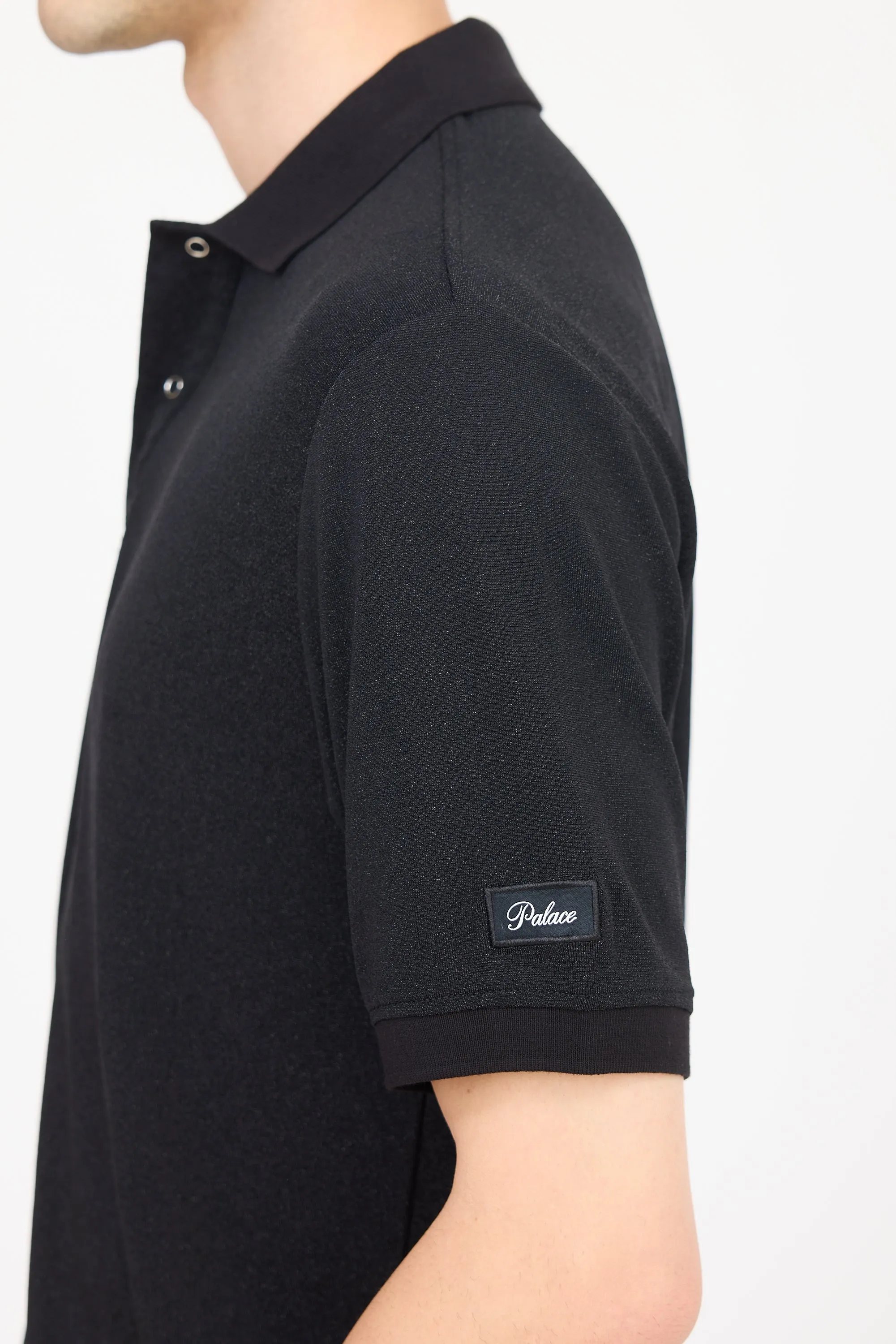 Black Lurex Polo