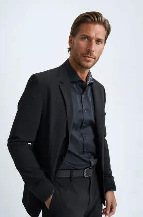 Black Stretch Performance Blazer