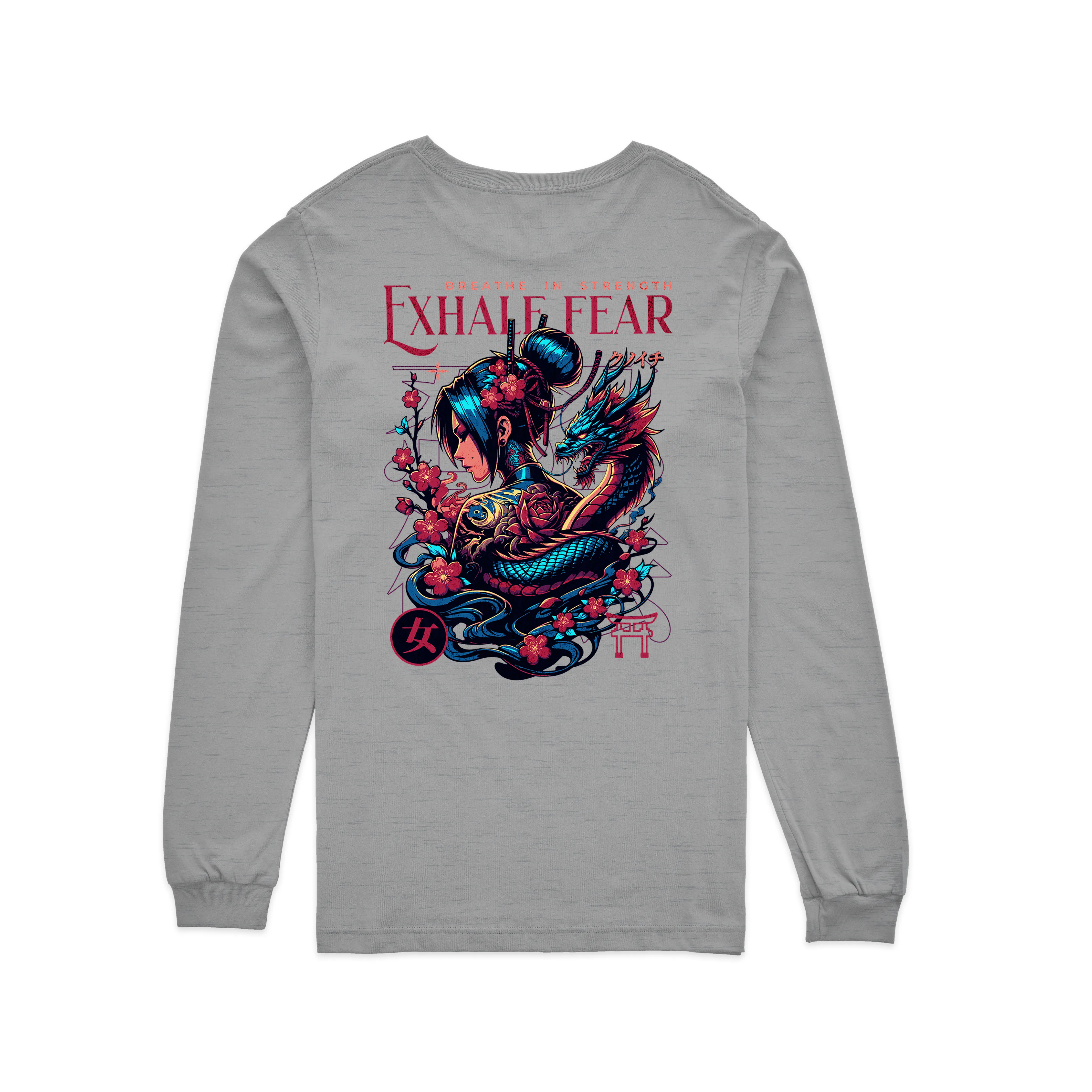 Breathe in Strength, Exhale Fear Sweatshirt Unisex Crewneck Sweatshirt