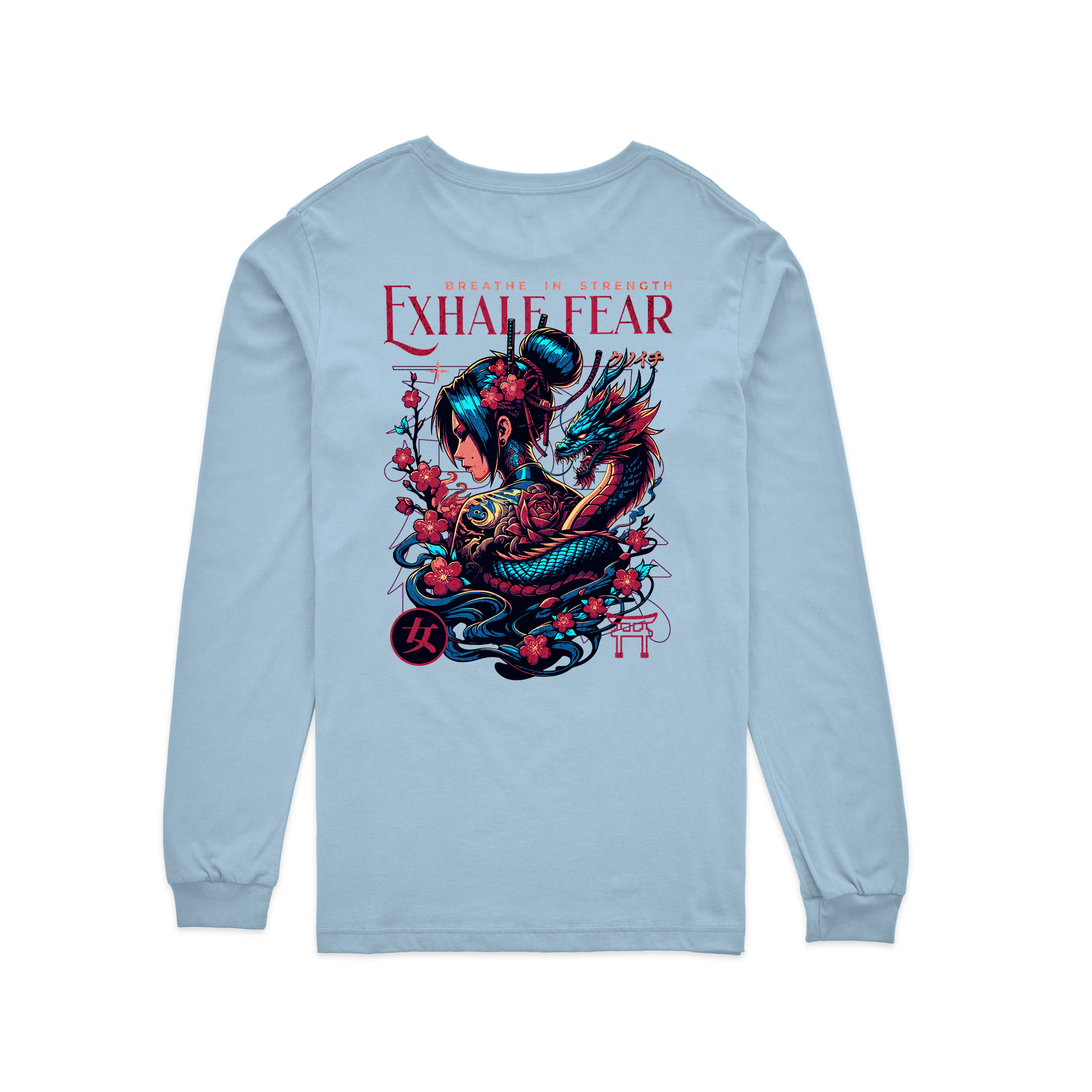 Breathe in Strength, Exhale Fear Sweatshirt Unisex Crewneck Sweatshirt
