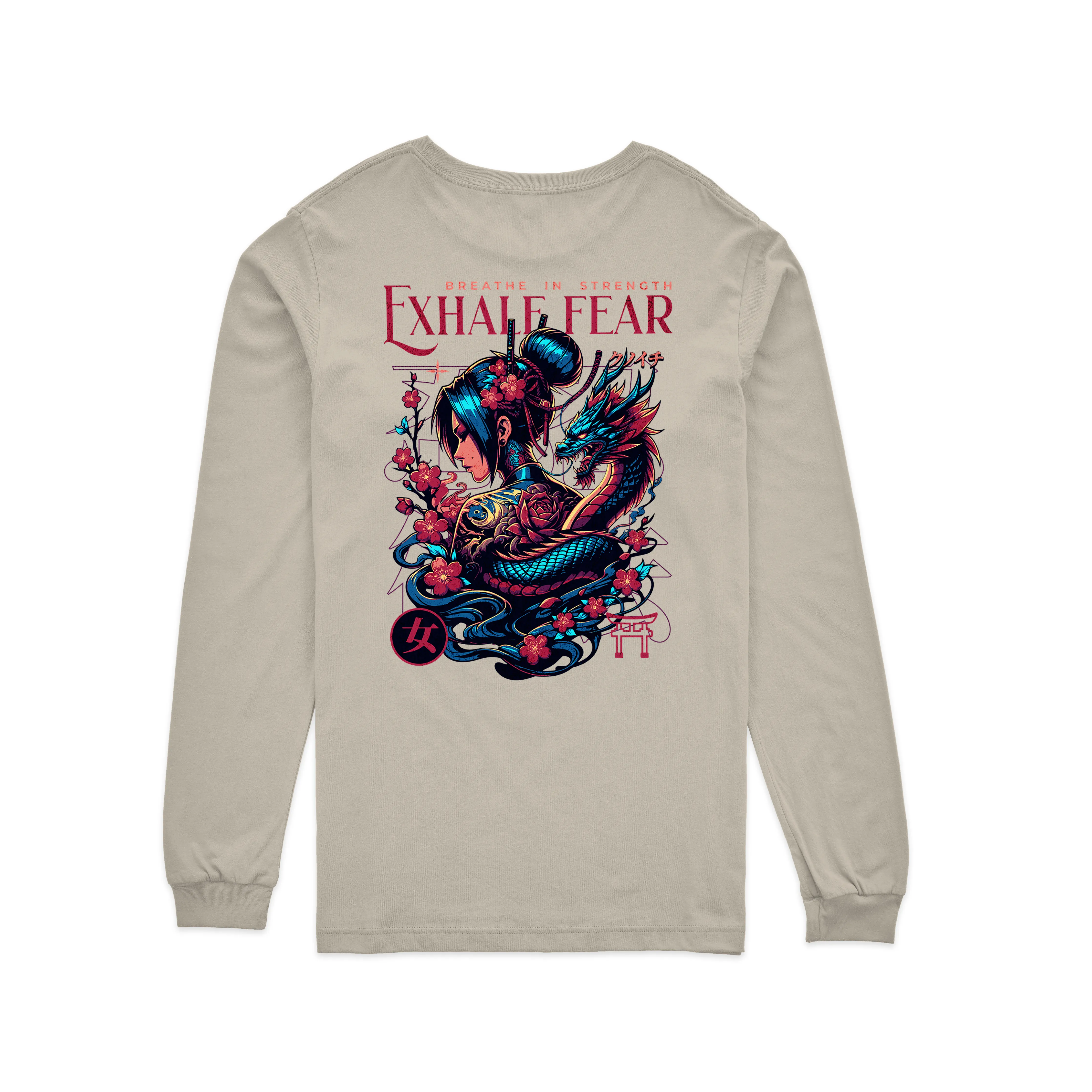 Breathe in Strength, Exhale Fear Sweatshirt Unisex Crewneck Sweatshirt