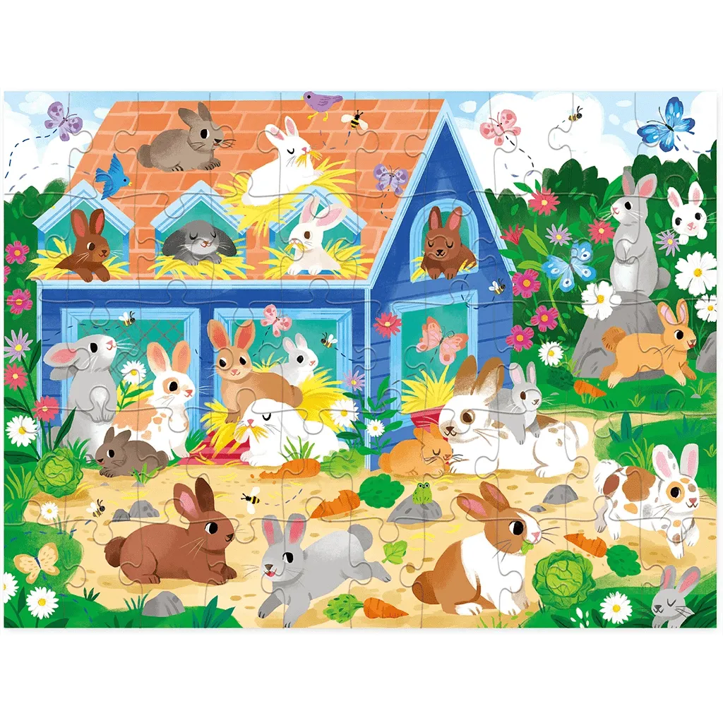 Bunny House 50 Piece Puzzle