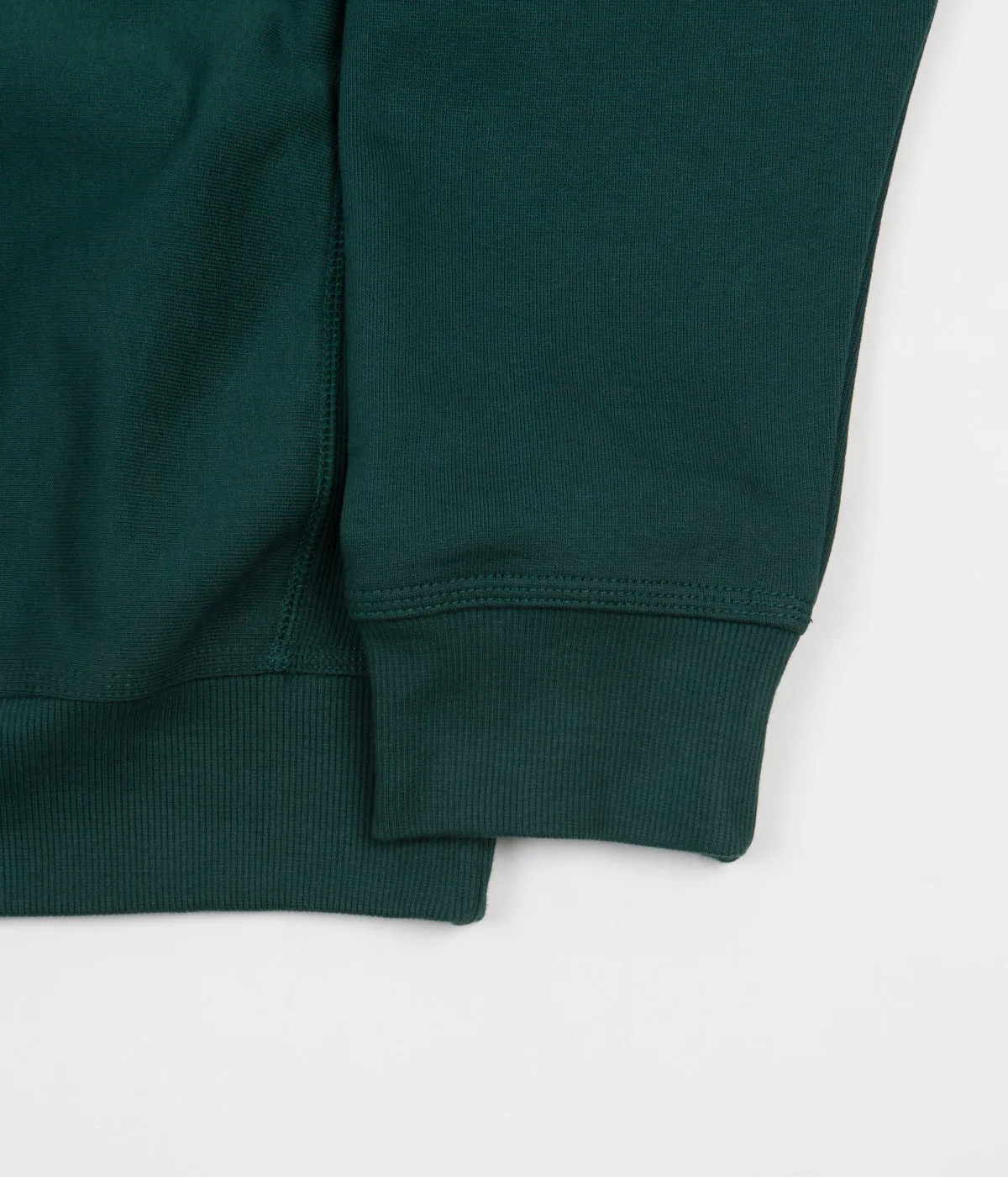 Carhartt Half Zip American Script Sweatshirt - Hedge