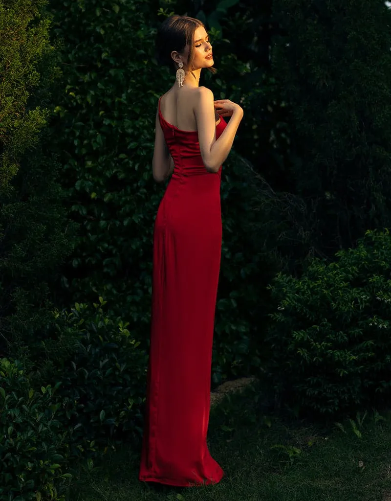 CARTIA ONE SHOULDER CUT OUT MAXI BL56D01L