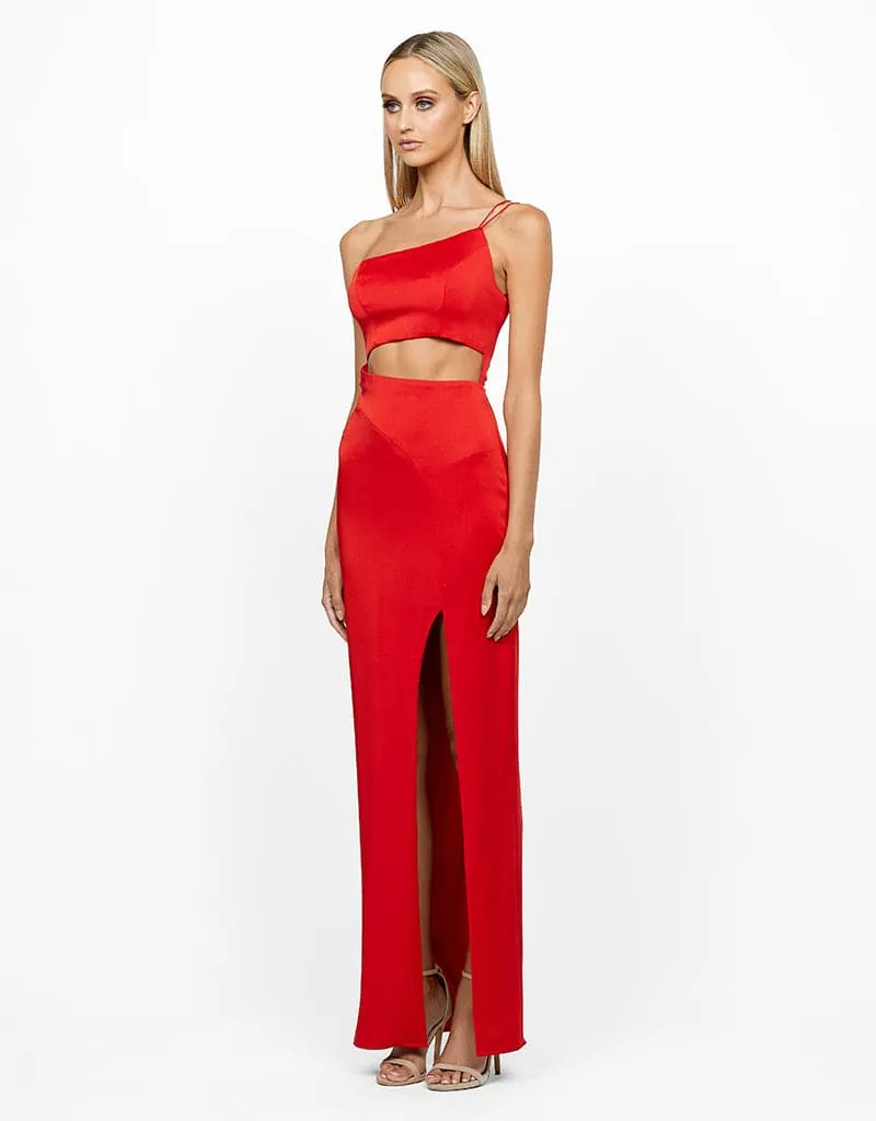 CARTIA ONE SHOULDER CUT OUT MAXI BL56D01L
