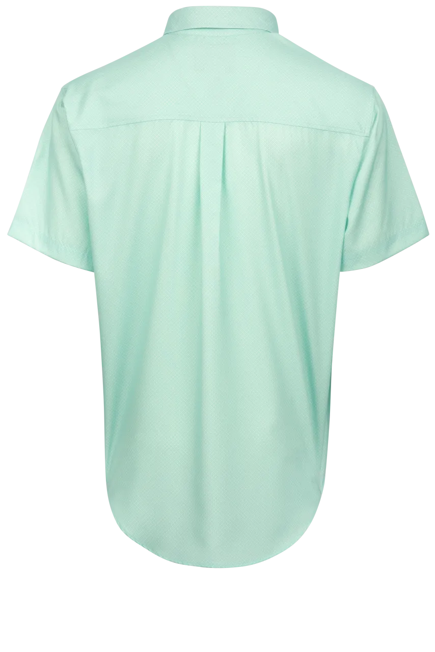 Cinch Arena Flex Button-Front Shirt - Mint Diamond