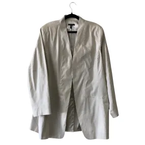 cream silk blazer - US 22W