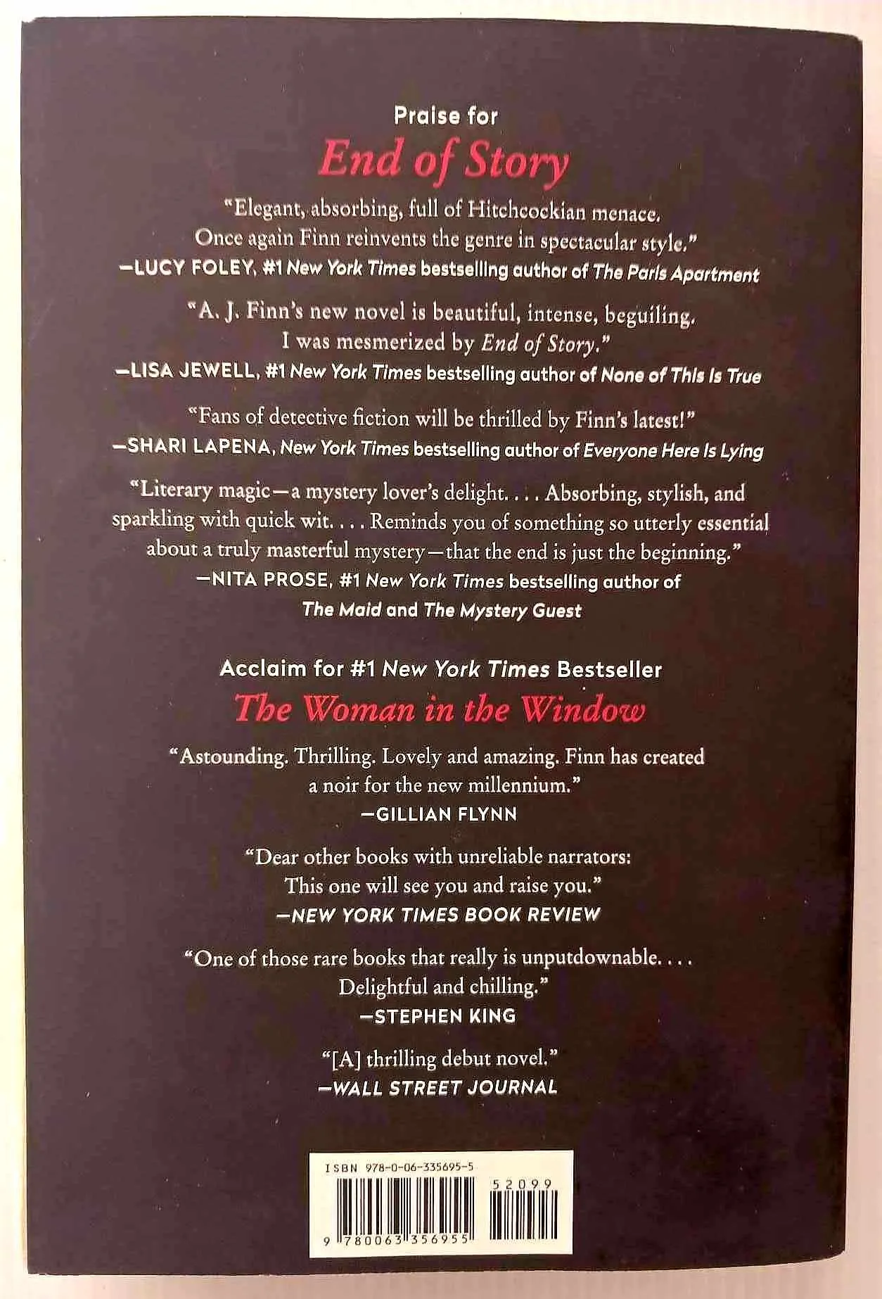 END OF STORY - A.J. Finn