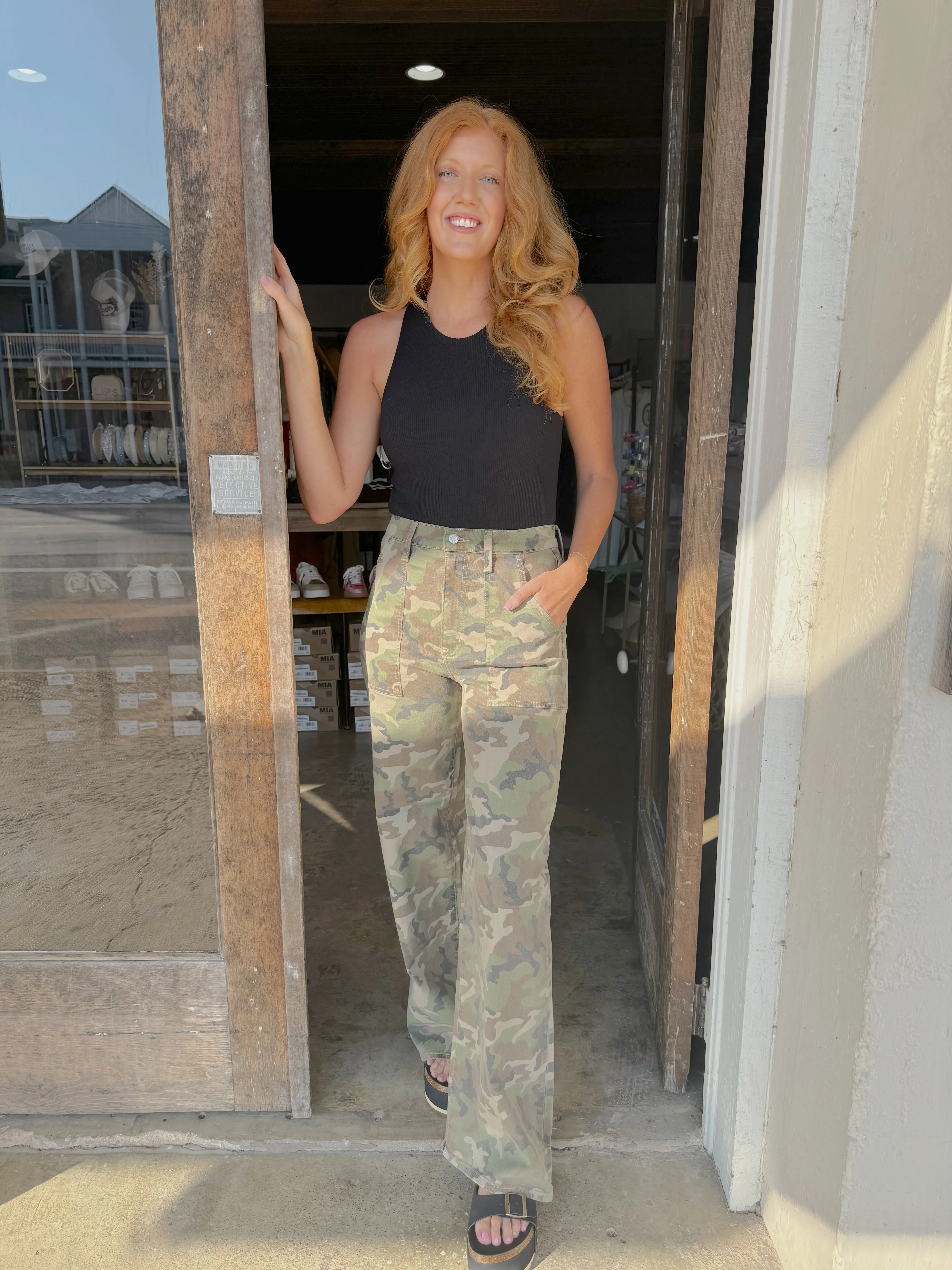 Far Out High Rise Wide Leg Jeans