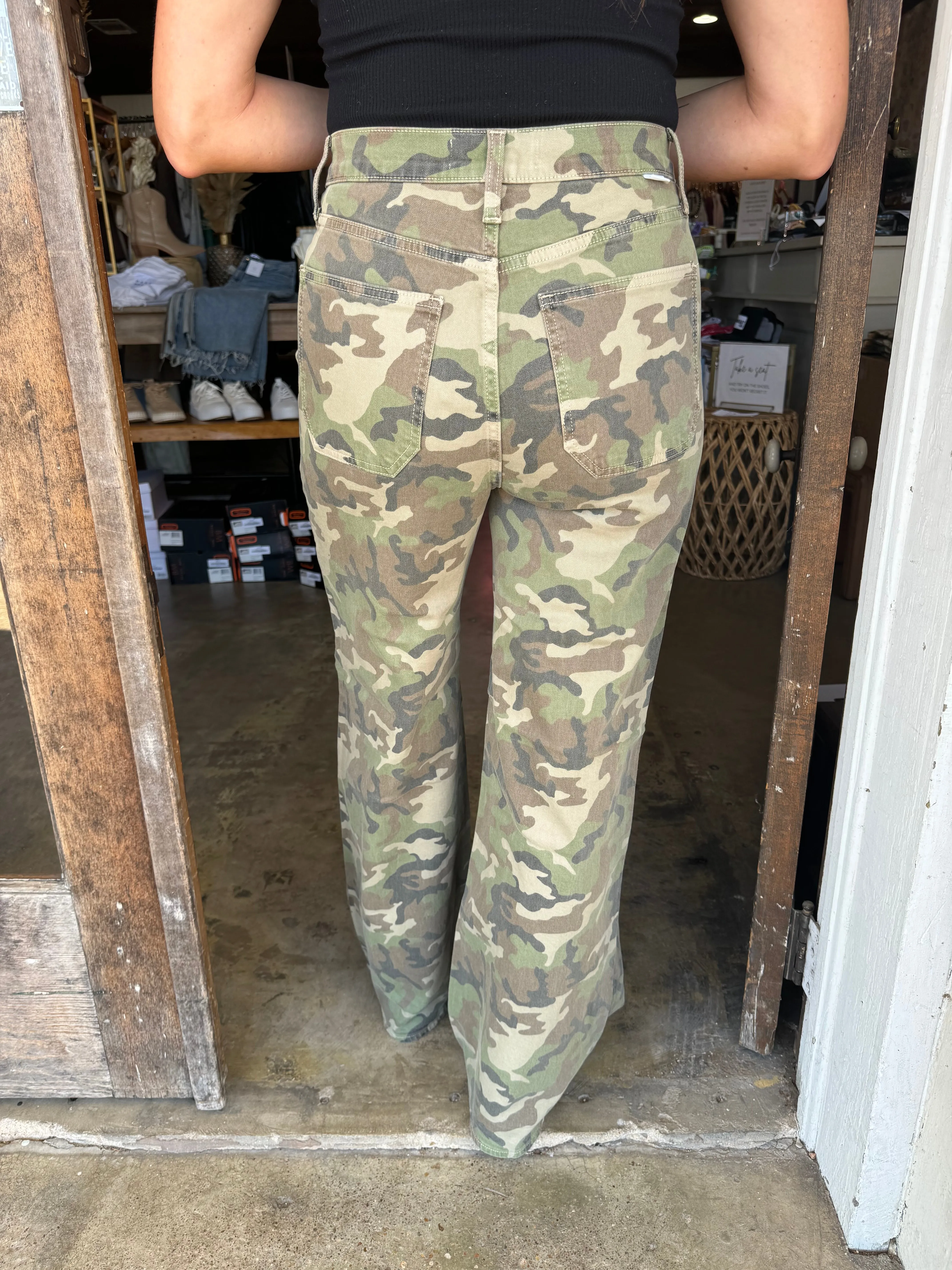 Far Out High Rise Wide Leg Jeans