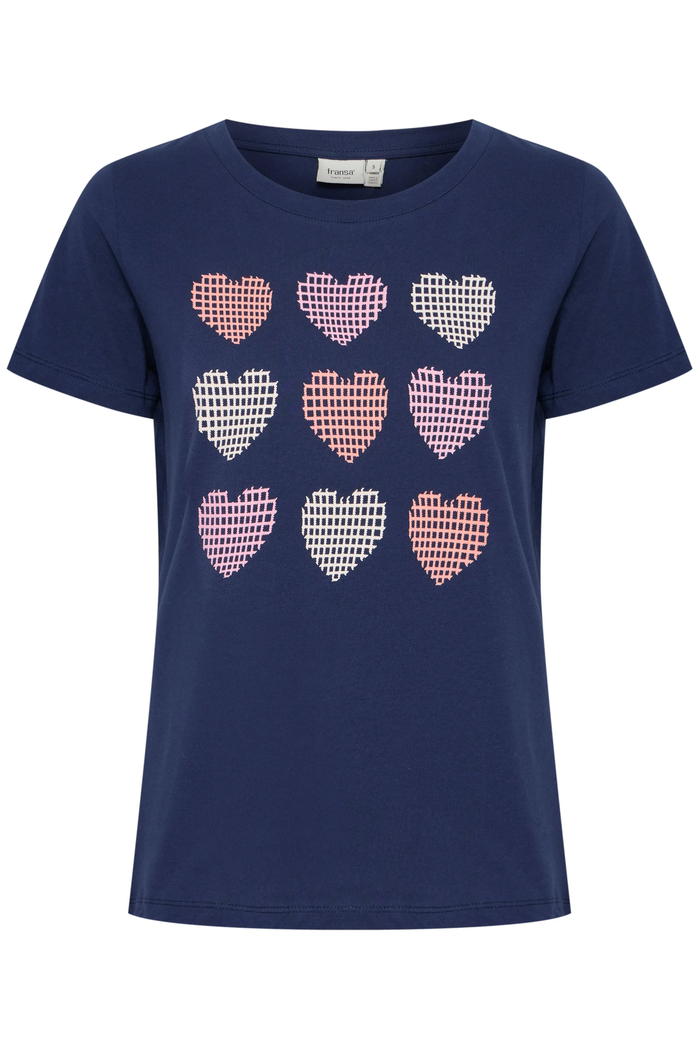 Fransa FXJeni tee 6 navy blazer mix