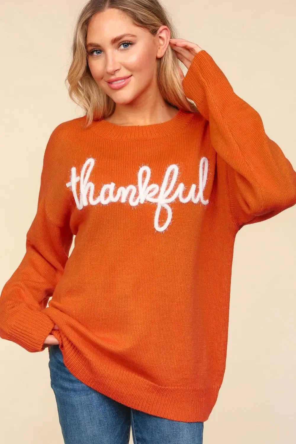 Glitter Embroidery Sweater