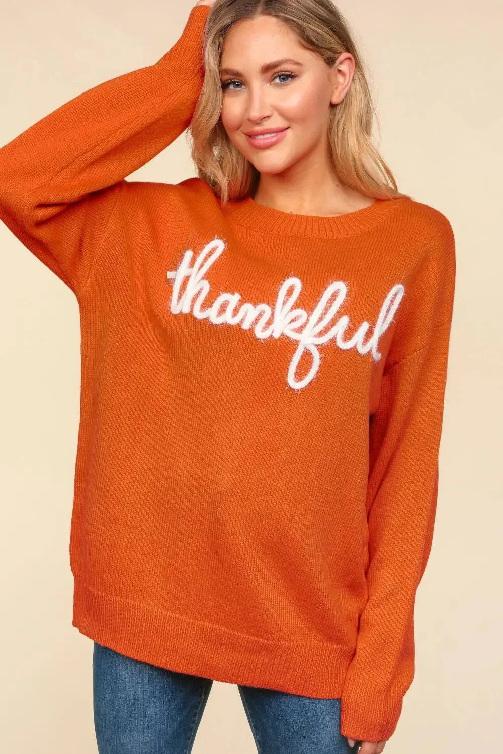 Glitter Embroidery Sweater