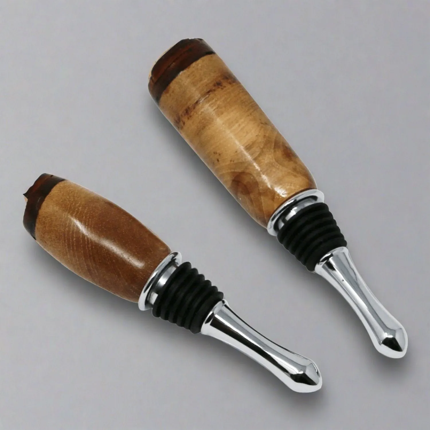 Historic Raw-Edged Wood Bottle Stopper