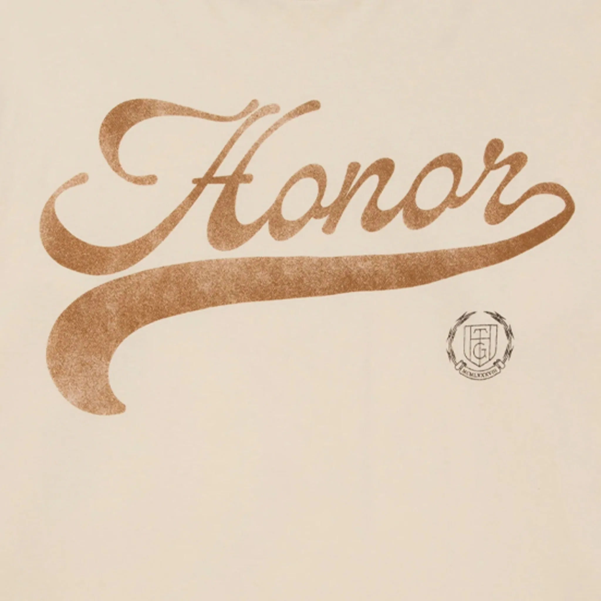 Honor The Gift Holiday Script L/S Tee (Bone)