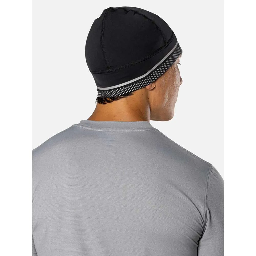 HyperNight Reflective Beanie - Black/Geo Print