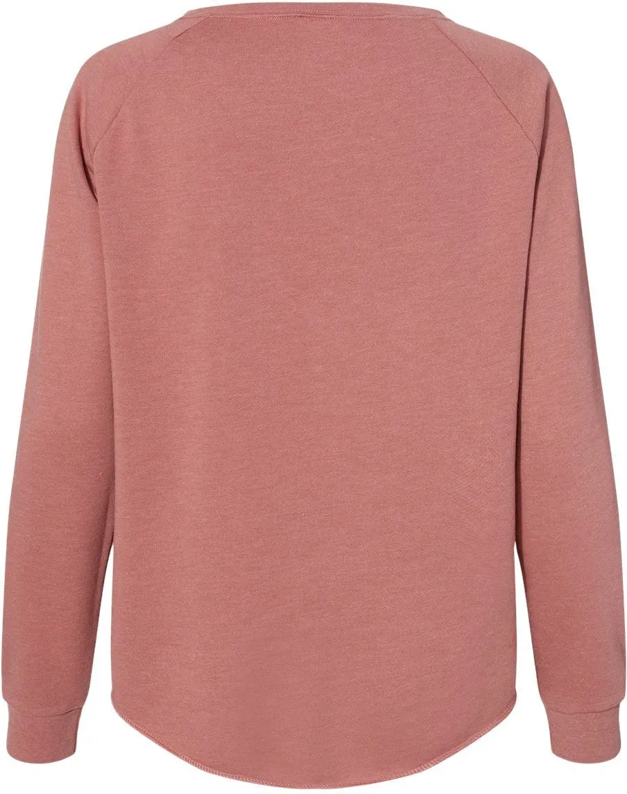 Independent Trading Co. Ladies California Wave Wash Crewneck Sweatshirt