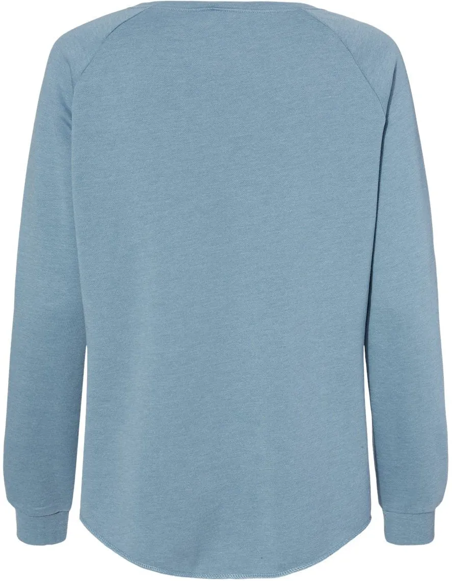 Independent Trading Co. Ladies California Wave Wash Crewneck Sweatshirt