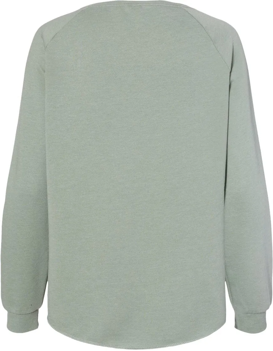 Independent Trading Co. Ladies California Wave Wash Crewneck Sweatshirt