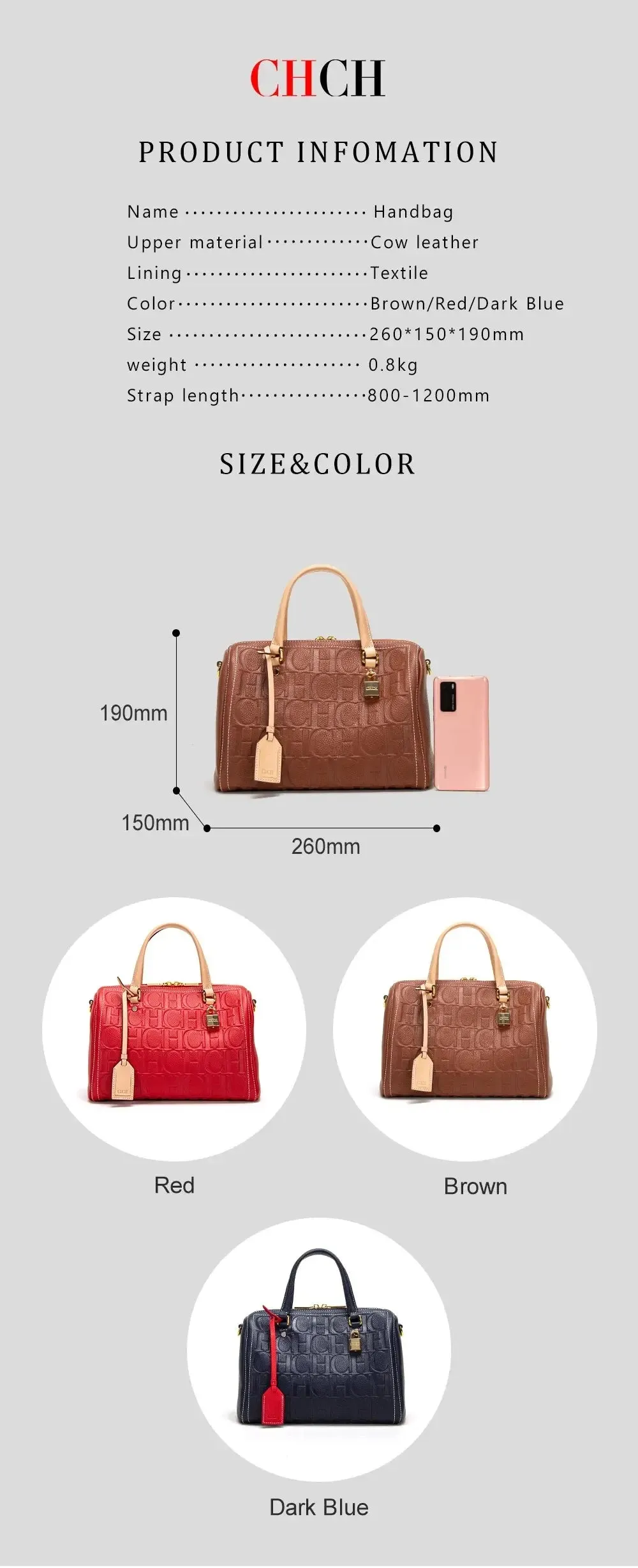 large capacity handbag New Large Capacity Women's Handbag Unique and Exquisite Letter Printing Lock Buckle Accessories Solid Color Simplicity
